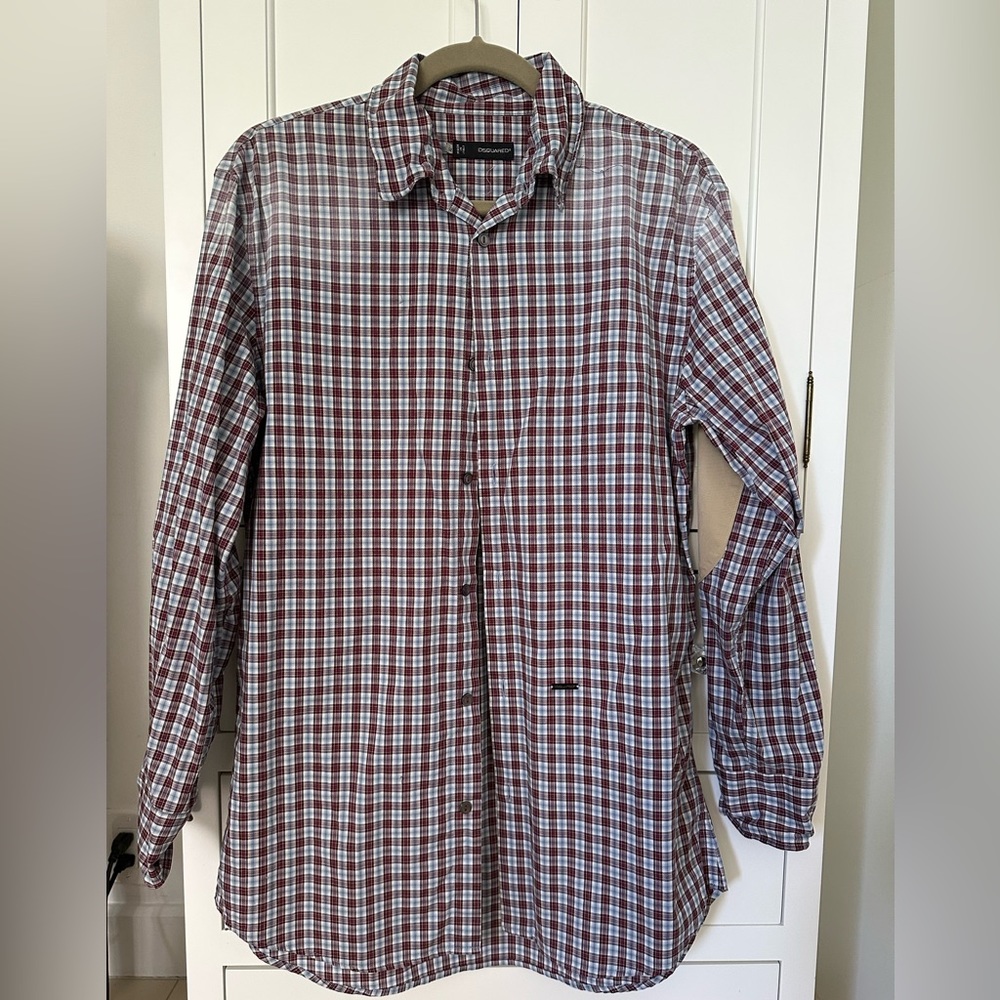 Dsquared2 Men’s Plaid long sleeve casual shirt